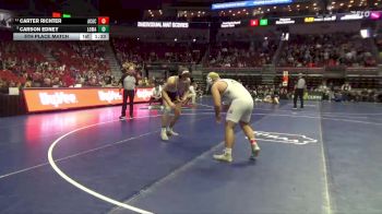 1A-215 lbs 5th Place Match - Carter Richter, AC/GC vs Carson Edney, Logan-Magnolia