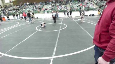 49 lbs Round Of 16 - Wrenley Reynolds, 208 Badgers vs Wells Wendell, Gold Rush Wrestling