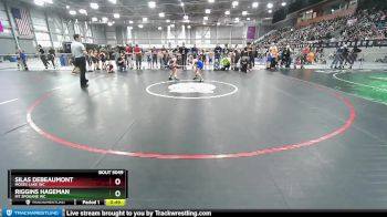 71-73 lbs Round 1 - Silas DeBeaumont, Moses Lake WC vs Riggins Hageman, Mt Spokane WC