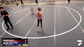 120 lbs Cons. Round 2 - Maverick Beaty, Apple Valley Wrestling Club vs George ?Link? Toops, Pierz Wrestling Club