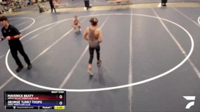 120 lbs Cons. Round 2 - Maverick Beaty, Apple Valley Wrestling Club vs George ?Link? Toops, Pierz Wrestling Club
