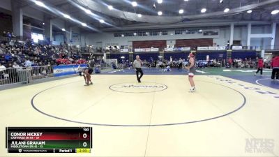 190 lbs Round 1 (3 Team) - Julani Graham, Middletown Sr HS vs Conor Hickey, Carthage Sr HS