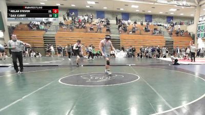 175 lbs Cons. Semi - Dax Curry, Rancho Bernardo vs Kelan Stever, San Clemente