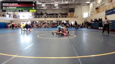 141 lbs Round 3 (6 Team) - Ely Olberding, Southeast Community College vs Dmitri Alarcon, Western Wyoming College