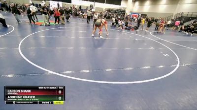 170 lbs 3rd Place Match - Carson Shank, Nebraska vs Addeline Graser, Nebraska Wrestling Academy