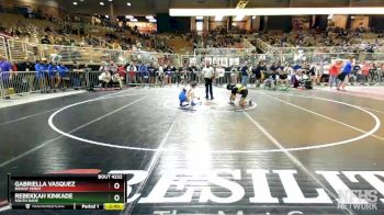105 lbs Cons. Round 2 - Gabriella Vasquez, Bishop Verot vs Rebekkah Kinkade, South Dade