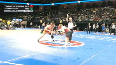 190 Class 3 lbs Semifinal - Connor Poole, Central (Cape Girardeau) vs Marcus Lopez-Durman, Carl Junction