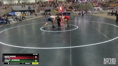 AA 152 lbs Semifinal - Finley Jameson, Summit vs Nate McKee, Heritage
