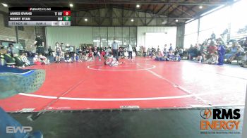 64 lbs Rr Rnd 3 - James Evans, Team Tulsa NDT vs Henry Ryan, Raw Wrestling Club