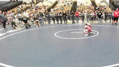 54 lbs Semifinal - Christian Bernard, Shaker Youth Wrestling vs Brycen Bialaszewski, Club Not Listed