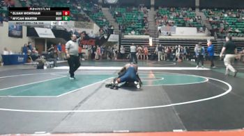 7A 144 lbs Quarterfinal - Elijah Wortham, Bob Jones vs Mycah Martin, Hoover