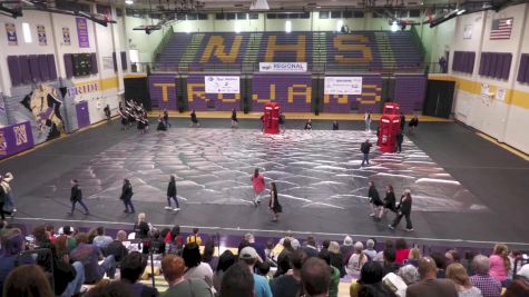 East Lincoln HS A "Denver NC" at 2025 WGI Guard Charlotte Regional