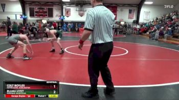 106 lbs Semifinal - Elijah Hyet, Dubuque Hempstead vs Colt Boyles, Notre Dame, Burlington