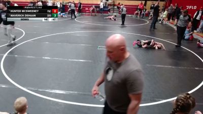 45 lbs Semis - Hunter Mcsweeney, Payette Wrestling Club vs Maverick DeHaan, Shootbox Rigby