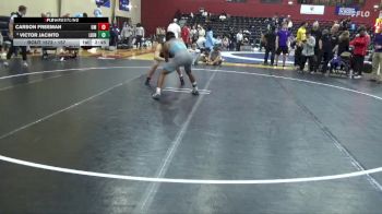 157 lbs Cons. Round 7 - Carson Freeman, Montevallo vs Victor Jacinto, Life University