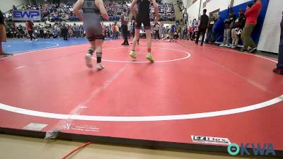 90 lbs Rr Rnd 1 - Korbyn Johnson, Checotah Matcats vs Brady Hembree, Wyandotte Youth Wrestling