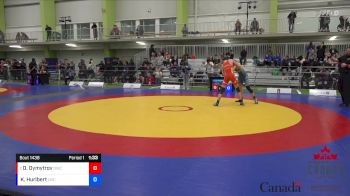 65kg 3rd Place Match - Oleksii Dymytrov, Dinos WC vs Koen Hurlbert, Lakehead WC