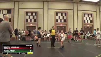 112 lbs Semis & 1st Wrestleback (8 Team) - Tommy Banas, Steel Valley Black vs Tristan Lenoglan, Buxton