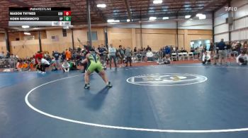 141 lbs Cons. Round 2 - Mason Thynes, Corban University vs Koen Shigemoto, Providence (Mont.)