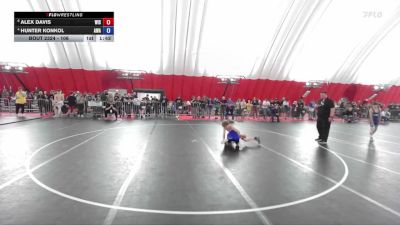 106 lbs Cons. Round 2 - Alex Davis, Wisconsin vs Hunter Konkol, Askren Wrestling Academy