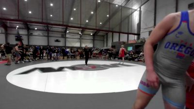 215 lbs Cons. Sub-semis - Eli Anderson, Moses Lake Wrestling Club vs Justice Edmiston, West Albany Mat Club