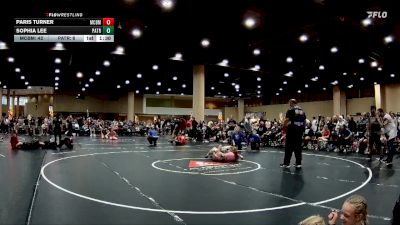 110 lbs Round 2 (4 Team) - Sophia Lee, Patriots WC White vs Paris Turner, Mat Clash Beast Mode