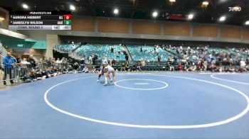 135 lbs Cons. Round 5 - Jameslyn Wilson, Rancho Bernardo vs Aurora Hiebert, Kelso
