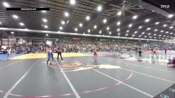 100 lbs Champ. Round 2 - Hazen Rutz, Black Hills Wrestling Academy vs Levi Gedda, Watford City Wolves