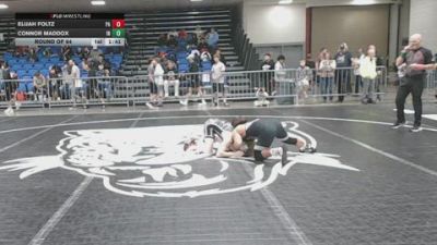 113 lbs Round Of 64 - Elijah Foltz, PA vs Connor Maddox, IN