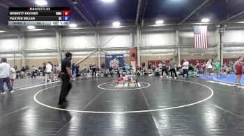 80 lbs Rr Rnd 7 - Bennett Kocher, South Hills Wrestling Academy - MSE vs Paxton Miller, Bad Karma - MSE