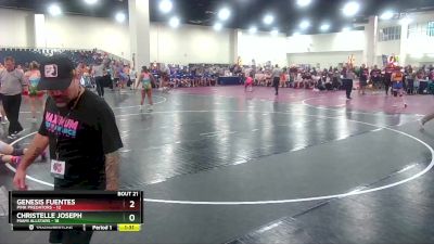 130 lbs Semis & Wb (16 Team) - Christelle Joseph, MIAMI ALLSTARS vs Genesis Fuentes, Pink Predators