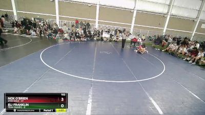 102 lbs Champ Round 1 (16 Team) - Nox O`Brien, Utah Gold vs Eli Franklin, Team Champs