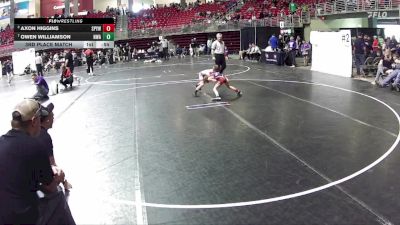 50 lbs 3rd Place Match - Axon Higgins, St Paul Youth Wrestling vs Owen Williamson, Nebraska Wrestling Academy