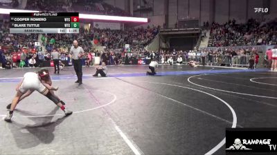 84 lbs Semifinal - Blake Tuttle, WTC vs Cooper Romero, WTC