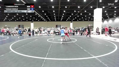 88 lbs Semis - Cameron Rios, Westmoore High School Wrestling vs Ronan Winkle, Position Wrestling
