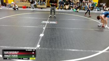 85 lbs Semifinal - Finnley Purvis, Summerville Takedown vs Kane Bomenblit, Legacy Elite Wrestling