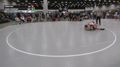 157 lbs Cons. Sub-quarters - Avery Paustian, Mission Athletics vs Jared Fox, Aniciete Training Club