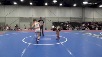 90 lbs Rr Rnd 2 - Zaelynn Bear, Mojo Grappling Academy 14U vs Mason Burnhan, Oklahoma Elite 14U
