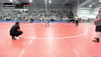70 lbs Rr Rnd 3 - Sabastian Valle, The Fort Hammers vs Hunter Sparks, Ohio Titan Scarlet