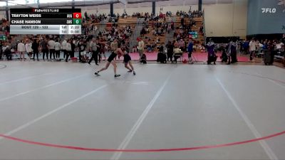 133 lbs Champ. Round 2 - Trayton Weiss, Augustana vs Chase Hanson, Southwest State