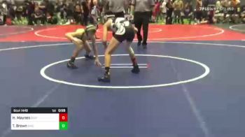102 lbs Consi Of 8 #2 - Hassin Maynes, Colorado Outlaws vs Tristun Brown, Thatcher War Eagles