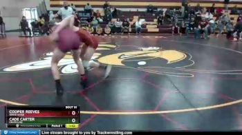132 lbs Semifinal - Cooper Reeves, White River vs Cade Carter, Enumclaw