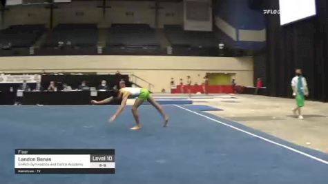 Landon Benas - Floor, EnRich Gymnastics and Dance Academy - 2021 USA Gymnastics Development Program National Championships