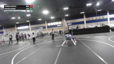 126 lbs Consi Of 8 #2 - Xamian Munoz, Brawley Wr Ac vs Paliku Chang, Flow Academy HI