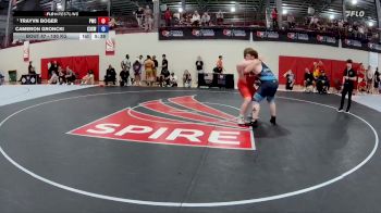 130 kg Semis - Trayvn Boger, Protos Wrestling Club vs Cameron Groncki, Curby 3 Style Wrestling Club