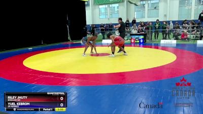 60kg Quarterfinal - Riley Jhuty, Bhullar WC vs Yuel Kebrom, Jr Huskies