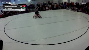 103 lbs Quarterfinal - Faith Wood, CWO vs Madalyn Andersen, 2TG