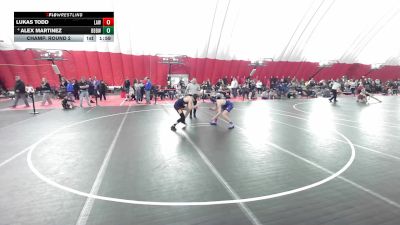 16U Boys - 138 lbs Champ. Round 1 - Lukas Todd, LaCrosse Area Wrestlers vs Alex Martinez, Built By Brunson Wrestling