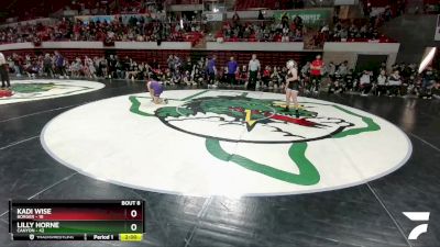 132 lbs Round 2 (8 Team) - Lilly Horne, Canyon vs Kadi Wise, Borger