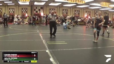 140 lbs Round 2 (6 Team) - Xavier Pabon, Mat Assassins Black vs Nolyn Peters, Revival Gray